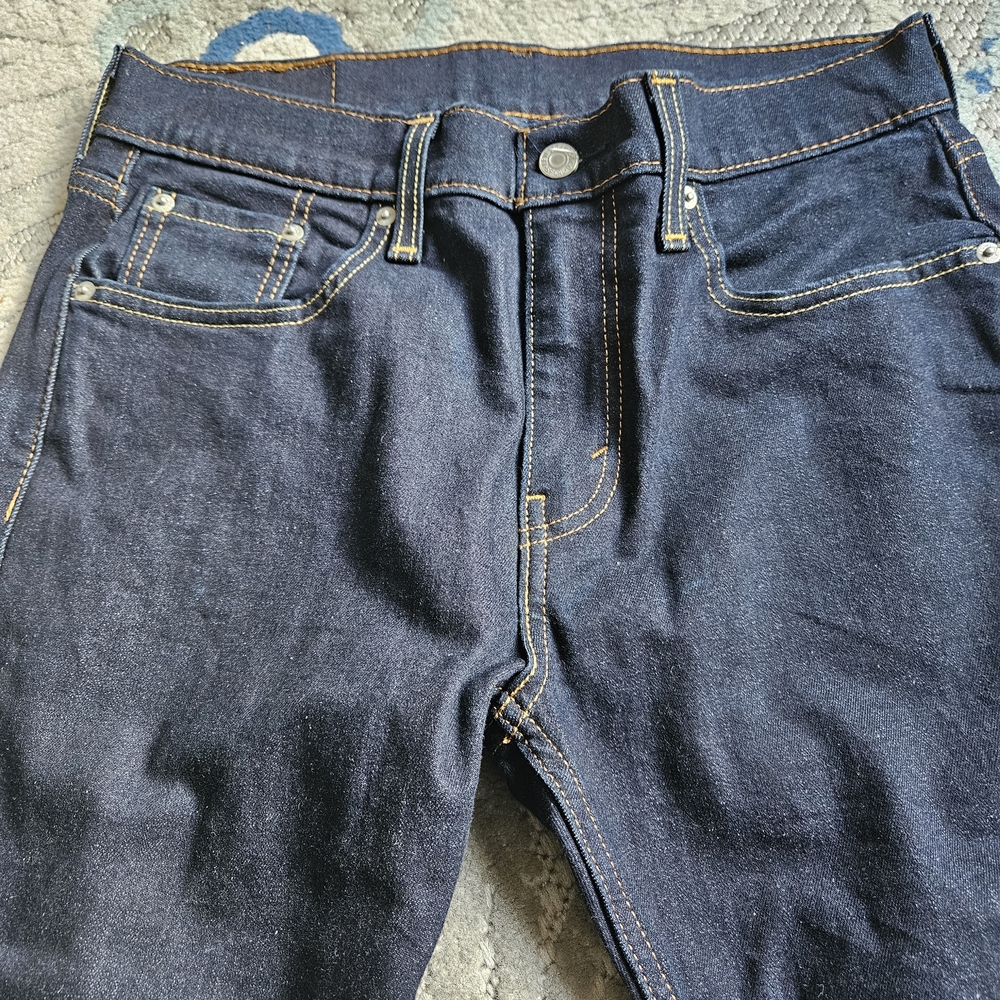 Levi's Dark Indigo Slim Straight Jeans